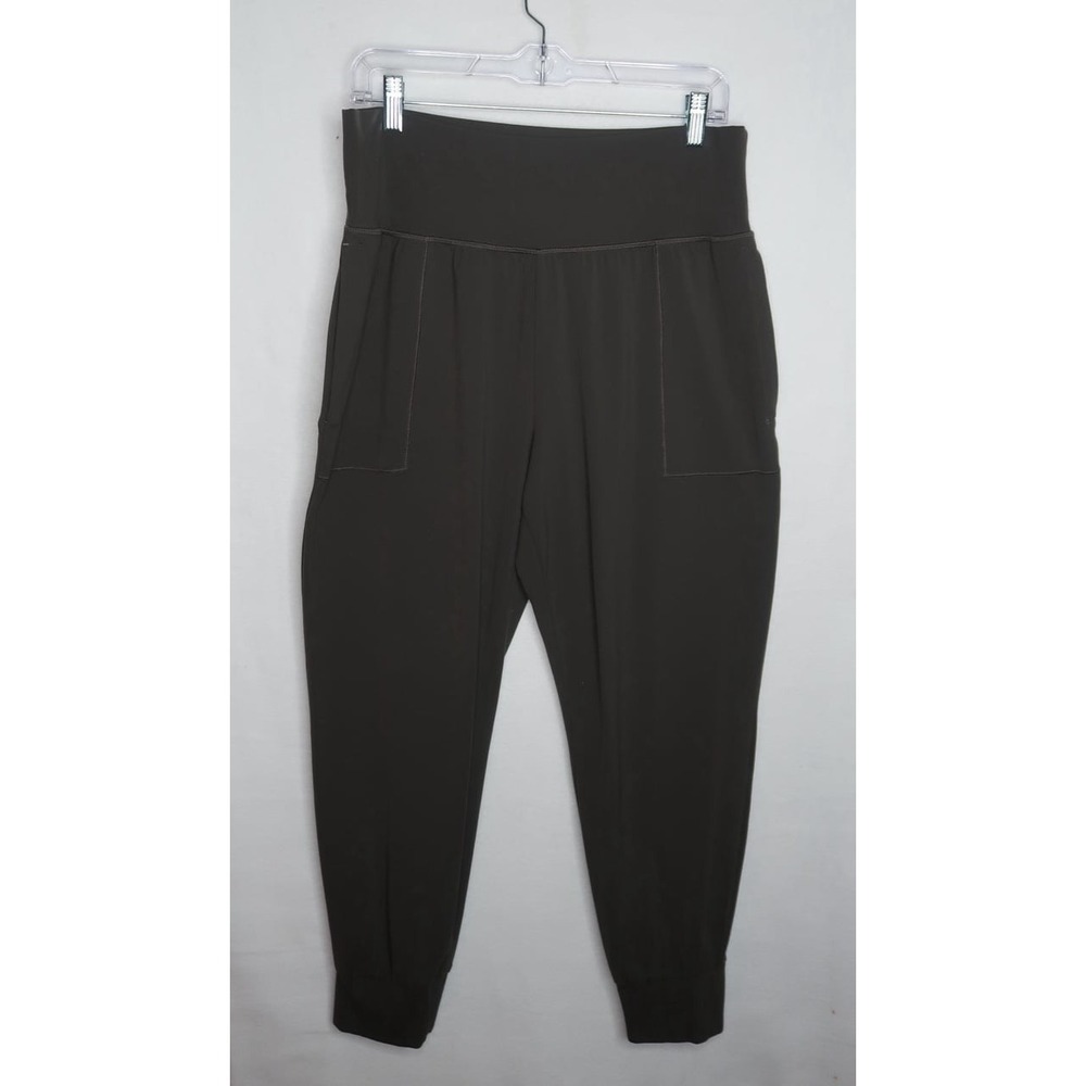 Athleta Salutation Jogger Powervita Grey Womens Large High Rise Yoga Pants